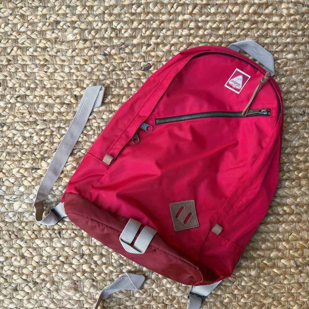 JanSport Heritage Red Backpack Vintage Style